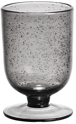 Table Passion - Verre à pied Gordes Bullé 25 cl gris (lot de 6)