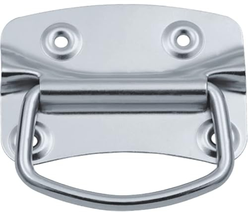 ingdaum® Fallgriff für Kisten (2 Stück) Kistengriff, Klappgriff für Kisten und Schränke (J201A A4)