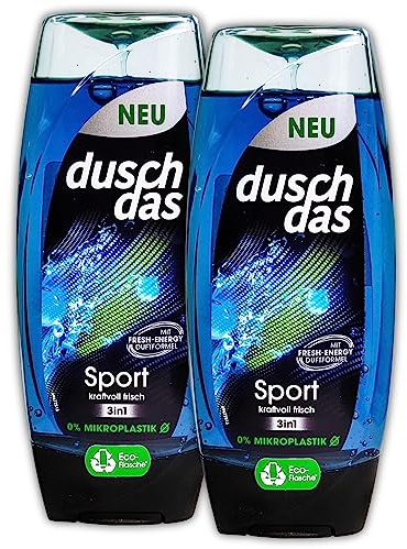 2 Il Paquet Duschdas Gel Douche Hommes Sport 3in1 2 X 225 ML