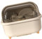 Dish Drying Rack dish box Bottom Drain Hole Easy Cleaning Dish Drying Box Dustproof Multifunctional dish rack with cover with Lid Cover for Kitchen (Apricot M) Dish Drainers