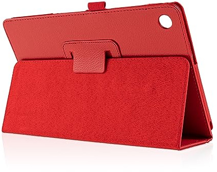Klassische Hülle für das 10.6 Lenovo Tab M10 Plus 2023 (3. Generation) in ROT [passend für Modell TB125, TB128, TB125FU, TB128XU]