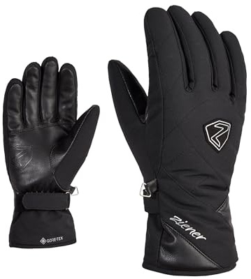 Ziener Damen Skihandschuhe Kamea Black 7