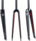 HIMALO Fibra di Carbonio Forcella Rigida 700c Forcella per Bici da Corsa Freno C 1-1/8'' Tubo Dritto Senza Filettatura Forcella Anteriore 28,6mm Leggera QR 9x100mm