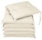 Detex Set de 6 Cojines para Sillas Boston Crema Repelentes al Agua Cojín de Asiento Exterior Lavables