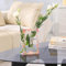 PORPAN Buchvase, Acryl, für Blumen, klare, moderne, dekorative Vase für Zuhause, Schlafzimmer, Wohnzimmer, Esstisch, Büro (SG)