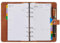 Kalender 2025 Personal A6 Nachfüllbar, Terminplaner/Wochenplaner Ringbuch mit Tabs, Tasche, Stiftschlaufe, Softcover Taschenkalender 1 Woche 2 Seiten, Klein Organizer mit Notizen Kontakt, Jan-Dez