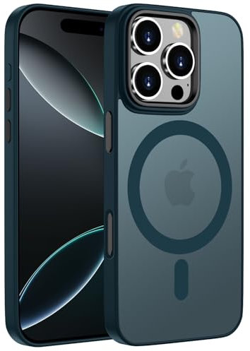 KPPIT for iPhone 16 Pro Max case Compatible with MagSafe 6.9 inch,Magnetic Case for iPhone 16 Pro Max Phone case Slim Translucent Matte Back Cover-Royal Blue