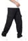 Zewool Hommes Casual Baggy Cargo Denim Pantalons avec Poches Jambes Larges Skater Jeans Y2K Hip Hop Streetwear Pantalon Droit Détendu Coupe décontractée 2000 Skateboard Streetwear,A10 Noir,M