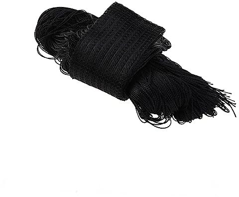 Ciieeo Fadenvorhang für Tür aus Polyester, Schwarz, Stangentyp | Raumteilervorhänge, Hochzeit und Schaufensterdisplay, Modern und Zeitgemäß, Entspannte Atmosphäre für Zimmer