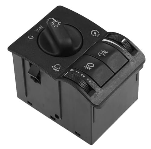 GLILAR Lichtschalter Scheinwerfer Kompatibel Mit Opel Für Vectra B 1995–2003 Auto-Scheinwerfer Nebelscheinwerfer Steuerschalter Scheinwerferschalter 6240097 90437440
