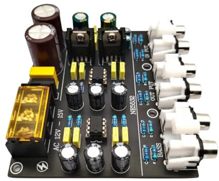 MOLERRI 2-Wege-Frequenzteiler, Elektronische Aktive Frequenzweiche, Dual-Operationsverstärker Ne5532, Linkwitz Heavy-Frequenzteiler