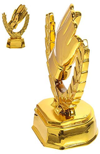 BESPORTBLE Trophée de La Coupe du du Football Trophée Ornement Trophée du Gardien de But Décoration de Bureau