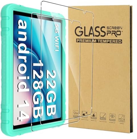 CONAPIKA 2 Pièces Protection Écran pour JUEDUR Kinder Tablet 10 Pouces, Dureté 9H, Anti Rayures, Sans Bulles, Ultra HD Claire Film Verre Trempé pour JUEDUR Kinder Tablet