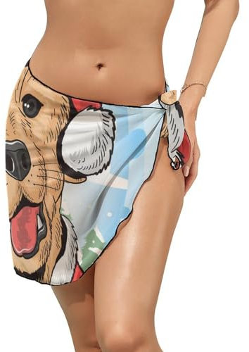 YBQLNP Damen Sarong Pareo Bikini Vertuschen Cover Up Strandtuch Wickelrock Badeanzug