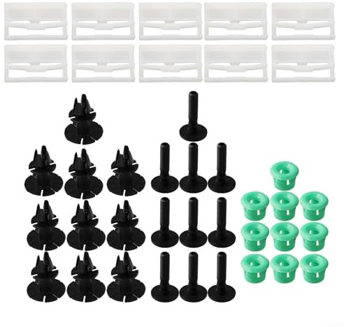 Rüsten Sie Ihre 3er-Serie mit diesem kompletten Set aus 40 Seitenschweller-Befestigungsclips auf, passend für E90/E91
