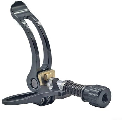 Easy to Use Removable BikeTube Clamp Compatible with for Brompton and Other Popular Folding Bicycles Models (Titanium)