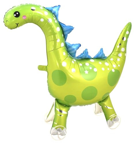 Ovanda XXL Folienballon Dino, Geburtstagsdeko Jungen, Dinosaurier Ballon Party, Deko Dinosaurier Geburtstag, Dinosaurier Ballon Deko Geburtstag Kindergeburtstag Junge, Geschenk Kinder,Wiederverwendbar