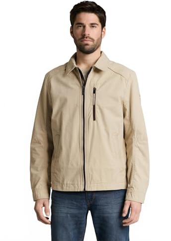 TOM TAILOR Herren Hemd-Jacke mit Baumwolle