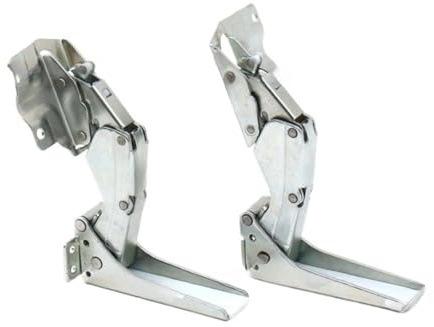 1Pair Fridge Freezer Door Hinges ，Compatible for Siemens ，Compatible for Bosch ，Built-in Refrigerator Flat Hinges