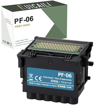 RUICAILI PF-06 PF06 Wiederaufbereiteter Druckkopf PF06 Kompatibel mit Canon TA-20 TA-30 TA-5200 TA-5300 TX-2000 TX-3000 TX-4000 TX-5200 TX-5300 TM-200 TM-205 TM-205 TM-205 TM-205 TM-205 TM-205 TM-205
