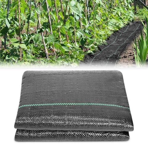 Monucep 4m x 10m Unkrautvlies Extra Stark, 100g/m² – Unkrautflies Schützt vor Unkraut für große Flächen, Gartenvlies Wasserdurchlässig für Garten, Hochbeet, Wege,Reißfestes Bodenvlies