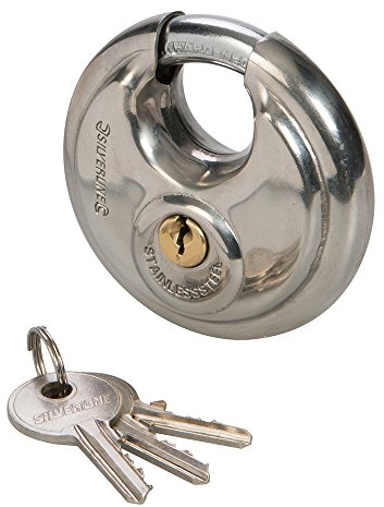 Silverline 292707 Cadenas circulaire à anses protégées 70 mm