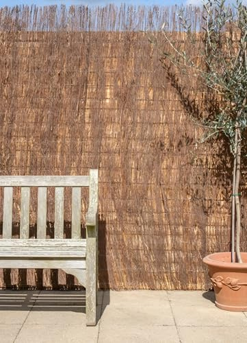 Primrose Papillon Brushwood Heather Thatch Natural Outdoor Screening Roll Privacy Wind/Sun Protection 3m x 1.2m (13ft 1in x 4ft)
