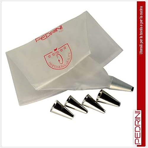 Pedrini Linea Dolci Sacco Decoratore Professionale Maxi, Giallo, 6 unità