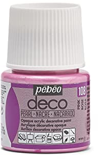 Pébéo Pintura acrílica multisoporte-Deco 45ml, Rosa, 45 ml (Paquete de 1), 45