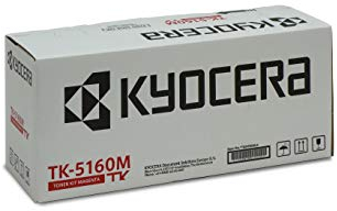 Kyocera TK-5160M Toner Drucker Magenta. Original Tonerkartusche 1T02NTBNL0. Drucker Toner kompatibel für ECOSYS P7040CDN