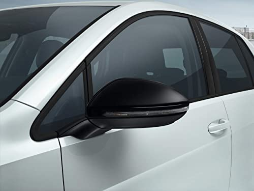 Volkswagen 5G0072530A Spiegelkappen Außenspiegelkappen Spiegelblenden, schwarz, nicht für Fahrzeuge mit Spurwechselassistent (7Y1, 79H)