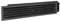 La Ventilazione PTT459N Rejilla de ventilación telescópica de plástico Rectangular 452 x 90 mm, Negro, 452x90 mm
