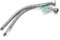 Xcel HomeTM FPM10-300S(X1) Lot de 2 tuyaux de raccordement flexibles BSP M10 de 1/2 (300 mm) pour évier et mitigeur de robinet monobloc Extrémité mâle courte-