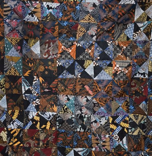 Simandra Patchwork Tagesdecke Bett-Überwurf Patchworkdecke Steppdecke Quilt Shabby Decke Überdecke Handarbeit Doppelbett Farbe Motiv 7
