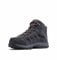 Columbia Crestwood Mid WP wasserdichte Wanderstiefel für Herren, Grau (Dark Grey x Deep Rust), 42.5 EU