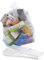 Bag it Plastics Clear Recycling Bags (Pack of 30) - 64 Gauge Bin Liners, Clear Bin Bags for 40L-90L Bins, Ideal for Recycling and Waste - Large Refuse Sacks 18” x 29” x 39”