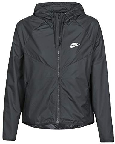 Nike Sportswear Windrunner Coupe-Vent à Capuche, Noir/Noir/Blanc, XL Femme