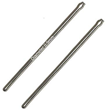 masar 8mm Ø 0.9mm Stifte Splinte zum Montieren und Entfernen von Armbandgliedern - 8 mm / 0,9mm