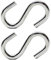 Screws City Heavy Duty S Hook 8mm Thick Hammock S-Hook (Pack of 2) up to 250kg