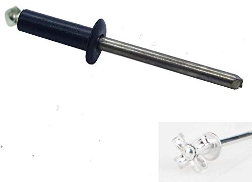 Rivets aveugles éclatés 3,2x0,8 mm RAL 7016 gris anthracite par 100