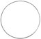 CB Home & Style Dekoring zum Aufhängen schwarz aus Metall Metallring ca. 3,5 mm stark Drahtring (30 cm)