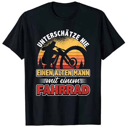 Herren Downhill Biker Fahrrad MTB Sprüche für Fahrradfahrer T-Shirt