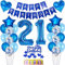 deko 21. geburtstag Mann deko blau ballon 21. geburtstag deko Mann Tortendeko 21 Geburtstag dekoration Mann geburtstagsdeko 21 jahre Mann Junge kuchen deko 21 geburtstags luftballon 21 deko Männer