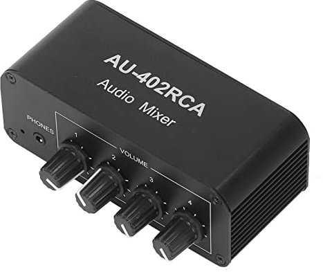 Commutateur Audio Bidirectionnel, 4 Entrées 2 Sorties 4 Voies Stéréo L R Sound Channel Sélecteur de Répartiteur Commutateur Audio Bidirectionnel