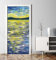 MyMaxxi - Tür bekleben mit Türtapete Türposter Türfolie Selbstklebend 90x200 Sonnenaufgang - Tür verschönern Türaufkleber Türklebefolie Gebirge Berge See blau