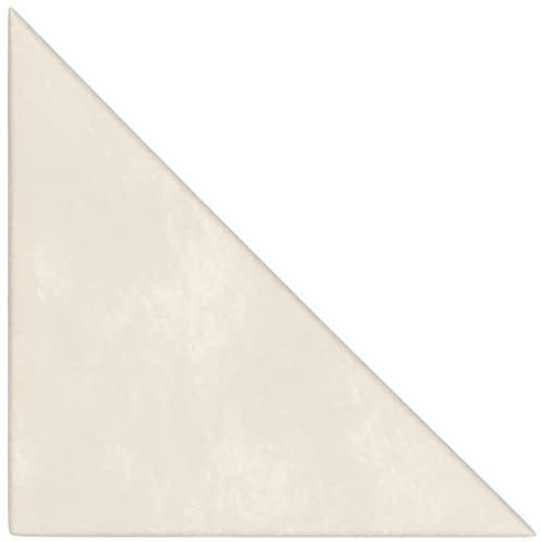 vidaXL 12x Wandpaneel Polsterpaneel Wandpolster Bettkopfteil Wandkissen Wandverkleidung Polsterwand Wandpaneele Creme 30x30 cm Samt 0,54m²