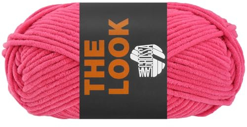 LANA GROSSA The Look | Samtig weiches und stabiles Chenillegarn | Handstrickgarn aus 100% Polyester | 100g Wolle zum Stricken & Häkeln | 120m Garn FB7