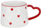 HOLIDYOYO Mug Céramique Design Cœur Tasse à Café Pour Saint-valentin Idéale Pour Boissons Chaudes Et Froides Romantique Et Pratique Tasse Décorative Élégante