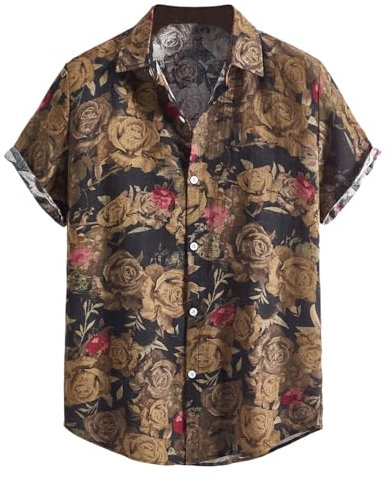 Mens Gym Tops Tank Tops Men Fitted Shirts Comfy Running Vest Men Shacket Mens Half Sleeve Linen Shirt Printed Jackets for UK Dress Shirt Plain