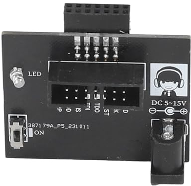 Huairdum ISP-zu-JTAG-Platine, Schnelles Lesen, Schreiben, ISP-zu-JTAG-Konverterplatine DC5-15V mit Kabel für Klimaanlagen mit Variabler Frequenz